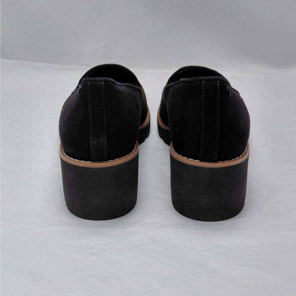 Vionic Womens Wedge Loafers Size 6 Black Comfort Walking Platform Slip On Shoes - Picture 8 of 12